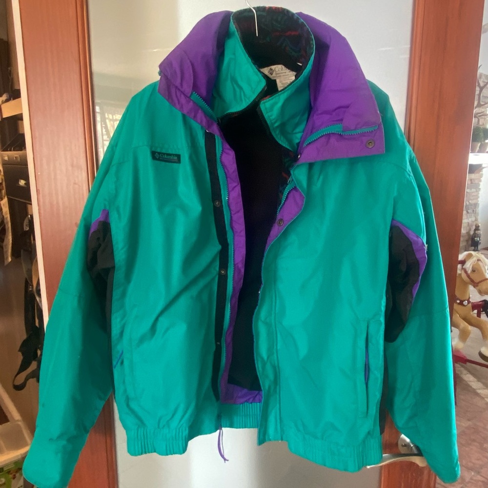 MENS SIZE MEDIUM BUGABOO REMOVABLE LINED SKI JACKET!!!